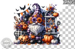 Halloween kitchen Gnome Sublimation - Clipart PNG Bundle Product Image 14