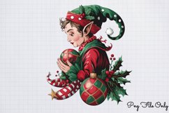 Vintage Christmas Clipart PNG Product Image 1