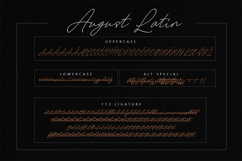 August &amp; LENGKING Script &amp; Display 6 Font Product Image 14