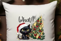 What Cat Christmas Tree, Christmas Animal PNG for Cat Lovers Product Image 4