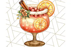 Fall Drink Clipart PNG, Cozy Autumn Cocoa and Latte Art Product Image 3