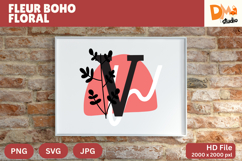 Fleur Boho Floral Monogram Product Image 1