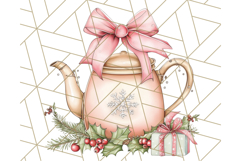 Christmas Cottagecore Kitchen Clipart PNG, Holiday Decor Product Image 3