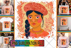 Stylish Watercolor Beauty Sublimation Design Product Image 1