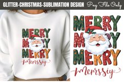 Glitter Christmas Sublimation Designs Clipart Product Image 1