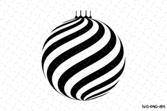 Christmas Ball Svg | Christmas Svg | Svg Cut Files Product Image 1