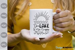 The Lake is my Happy Place SVG Design Product Image 3
