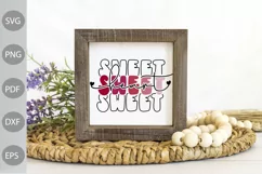 Valentines Day SVG Cut Files, Sweet Heart SVG Design Product Image 3