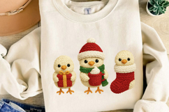 Christmas Chicks Sublimation, Christmas Png Product Image 4