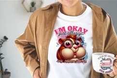 Funny Sarcasm Sublimation design PNG Quote Animal Product Image 3