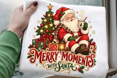 Merry Moments with Santa Christmas Vintage Holiday Product Image 1