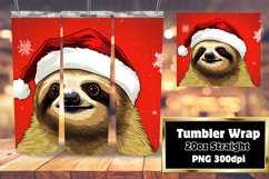 Christmas Sloth Color Rush 20oz Wrap Product Image 1