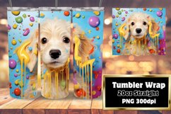 Dynamic Pup in 3D on Splashy Tumblers Product Image 1