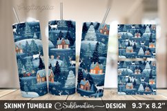 Christmas Tumbler Sublimation Design Product Image 1
