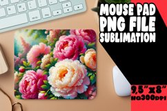 Whimsical Desk Mat Sublimation PNG, Flower Product Image 1