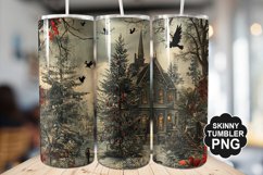 Gothic Christmas Tumbler | Christmas Tumbler Wrap Product Image 1
