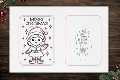 Christmas Pixy Card Ornament SVG | Laser Cut | Glowforge Product Image 2