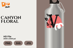 Canyon Floral Monogram Product Image 1