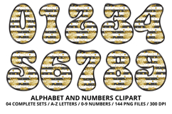 Graduation Alphabet png clipart, graduation letters doodle Product Image 5