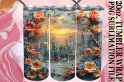 Garden Oasis 3D Tumbler Sublimation 20oz Product Image 1