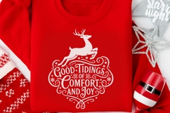 Good Tidings Of Comfort And Joy Svg, Farmhouse Christmas Svg Product Image 10