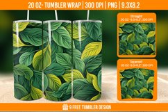 Grass Tumbler Wrap Designs, Sublimation Wrap Product Image 1