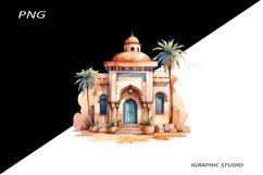 Watercolor Moroccan Clipart Product Image 1