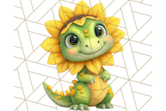 Dinosaur Costume Clipart, Cute Dinos in Halloween Outfits Product Image 3