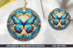 Animals Stained Glass Ornament Bundle, 30 High-Quality PNG Product Image 9