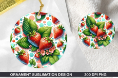 Pattern Stained Glass Ornament PNG ,Digital Download File Product Image 1