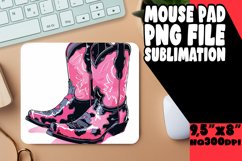 Floral Ornament Mousepad Sublimation PNG Product Image 1