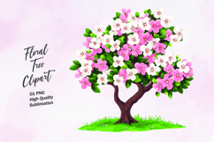 Floral tree clipart sublimation png Product Image 1