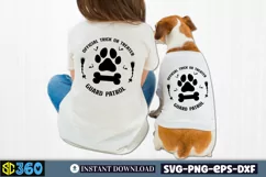 Official trick or treater guard patrol SVG, Halloween Dog Product Image 2