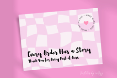 Free Thank You Card Template Canva Editable Design Instant Product Image 5