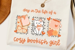 Day in the Life of a Cozy Bookish Girl PNG Sublimation DIY Product Image 3