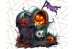 Haunted House PNG Clipart, Spooky Holiday Cartoon Graphics Product Image 3