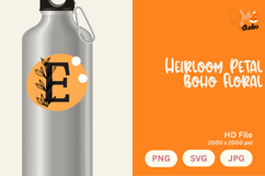 Heirloom Petal Boho Floral Monogram Product Image 1
