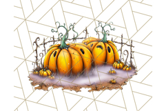 Spooky Jack O Lantern PNG Clipart, Scary Halloween Pumpkins Product Image 3