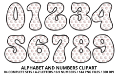 Baseball Sport Alphabet png clipart, baseball letters doodle Product Image 5
