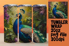 Tropical Feathers Tumbler Art Product Image 1