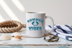 Ocean Hugs Cute Sea Life Font with Waves &amp; Dolphins Product Image 5