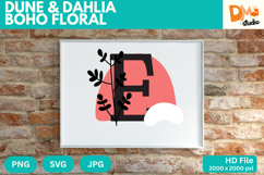 Dune &amp; Dahlia Boho Floral Monogram Product Image 1