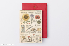 Summer Flowers Junk Journal Pages Product Image 5