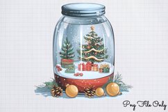 Gold and Black Christmas Clipart PNG Product Image 1