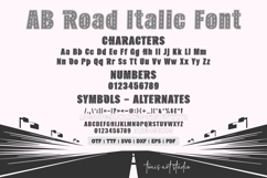 Road Fonts | Road Alphabet Racing Letters | Highway Font Product Image 5