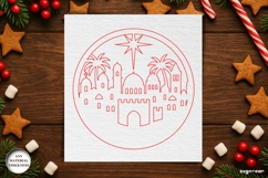 Nativity Coffee Coaster Laser Cut | Drink Coaster | SVG Product Image 2