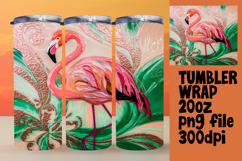 BEAUTIFUL 20oz Tumbler Design for Gifts , Flamingo Product Image 1