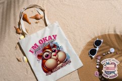 Funny Sarcasm Sublimation design PNG Quote Animal Product Image 4