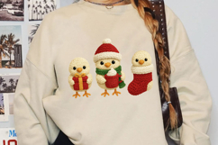 Christmas Chicks Sublimation, Christmas Png Product Image 5