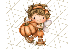 Fall Fairy Clipart PNG, Autumn Fairy People With Wings Product Image 3
